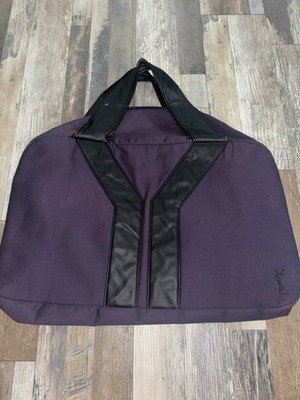 Yves Saint Laurent Solid Purple Garment Bag w/ Black Carry Handles