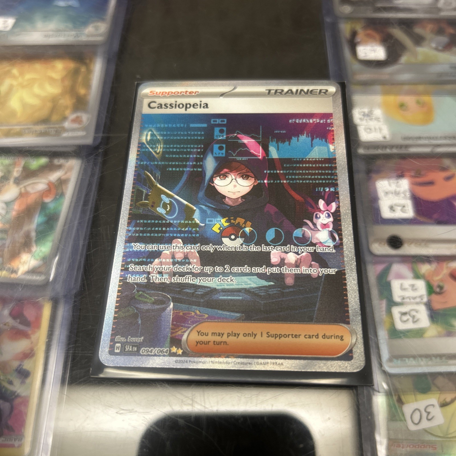 Cassiopeia - 094/064 - Pokemon Shrouded Fable Special Illustration Rare NM