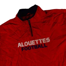 Montreal Alouettes Football CFL LCF Vintage Reebok Windbreaker Jacket XL