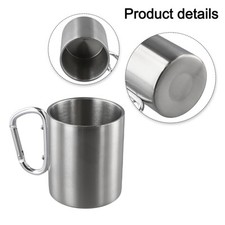 Gute Wärmedämmwirkung 201 Edelstahl Tasse Outdoor Camping – Bild 11
