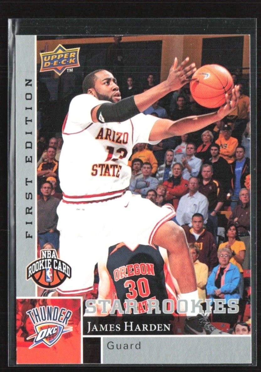James Harden 2009-10 Upper Deck First Edition RC #188 Oklahoma City Thunder 106