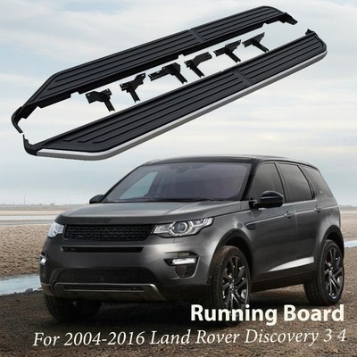 2pcs For 2004-2016 Land Rover Discovery 3 4 Running Boards Side Steps Nerf bars