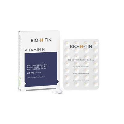 BIO-H-TIN Vitamin H 2,5 mg für 4 Wochen Tabletten 28St Tabletten PZN 9900426