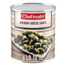 Golden Cheddar Cheese Sauce, Canned Food for Mac and Cheese, 6 lb 10 oz (#10 ...