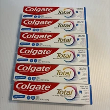 LOT 6 Colgate Total Active Prevention Toothpaste, 5.1oz