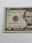 July 27 1920 Bday/Anniversary Fancy Serial 2017 Circulated Condition $5 Note — photo 4