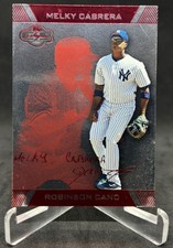 2007 Topps Co-Signers Robinson Cano Melky Cabrera #55 Silver Red /175 Yankees