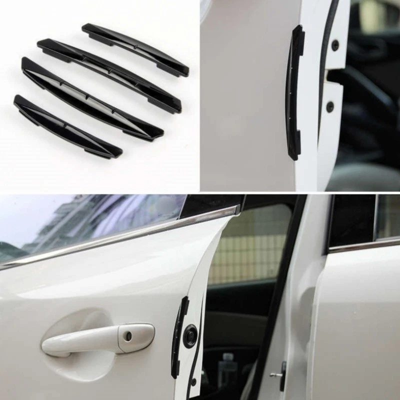 4x Protector de borde de puerta de coche Protector antiarañazos Tira de moldura Accesorios Foto 3 de 4