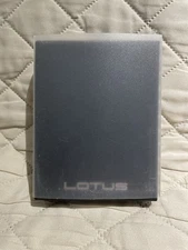 RARE Lotus Cigar Table Lighter GRAY LACQUER  2"x3.5" FREE SHIPPING