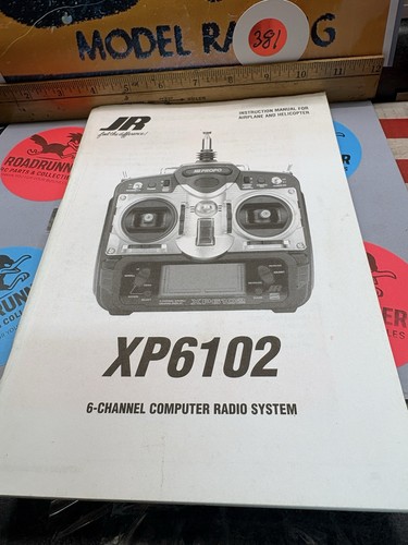 JR PROPO XP6102 / 6CHNL TRANSMITTER USER MANUAL