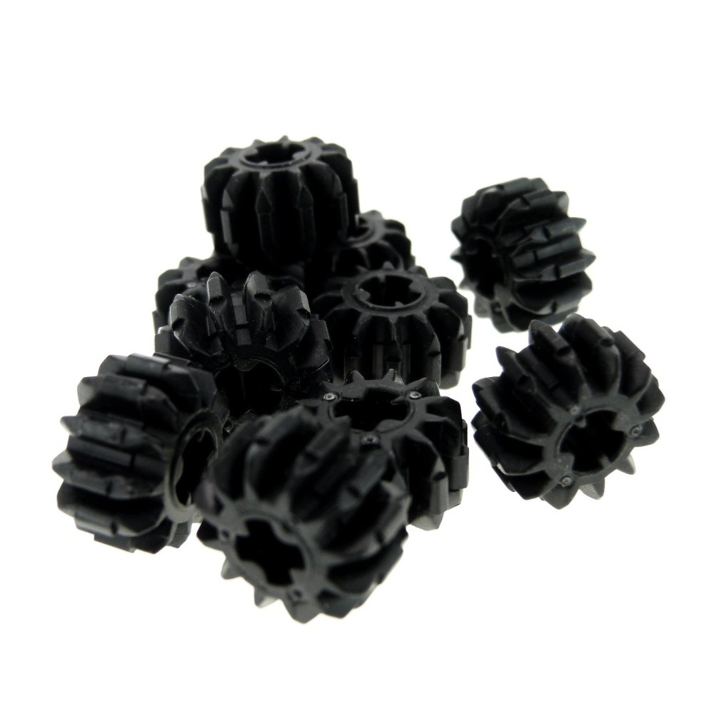 10X Lego Technic Gear Z12 Black 12 Teeth Wheel Star Wars 4177431 32270