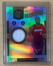 2010-11 Panini Gold Standard Mining Material #20 LeBron James Jersey /299