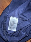 Crown & Ivy Ladies Size Large Navy Blue Scalloped Trim Leggings — photo 6