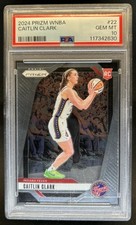 2024 Panini WNBA Prizm Caitlin Clark Rookie RC #22 Fever PSA 10 GEM MINT