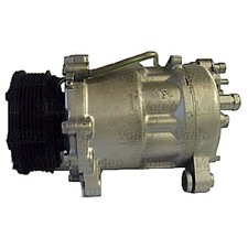 Klimakompressor 12 V R 134a Ø 100 mm VALEO passend für u.a. VW LUPO