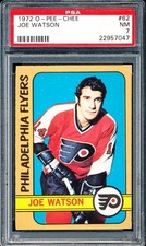 1972 O-PEE-CHEE - #62  JOE WATSON - PSA 7 NM - OPC