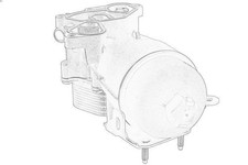 Fixation du filtre à huile OE PEUGEOT 9801622280 pour DS3 (SA_) 1.6 2013-2015