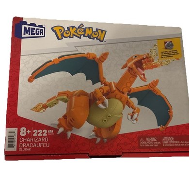 MEGA Pokémon Charizard Building Set 222 pcs GWY77 Open Box Sealed Bags