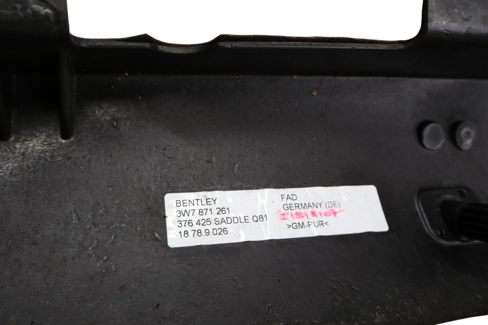 07-11 Bentley Continental GTC GT Front Top Upper Headliner Trim Cover Panel Oem