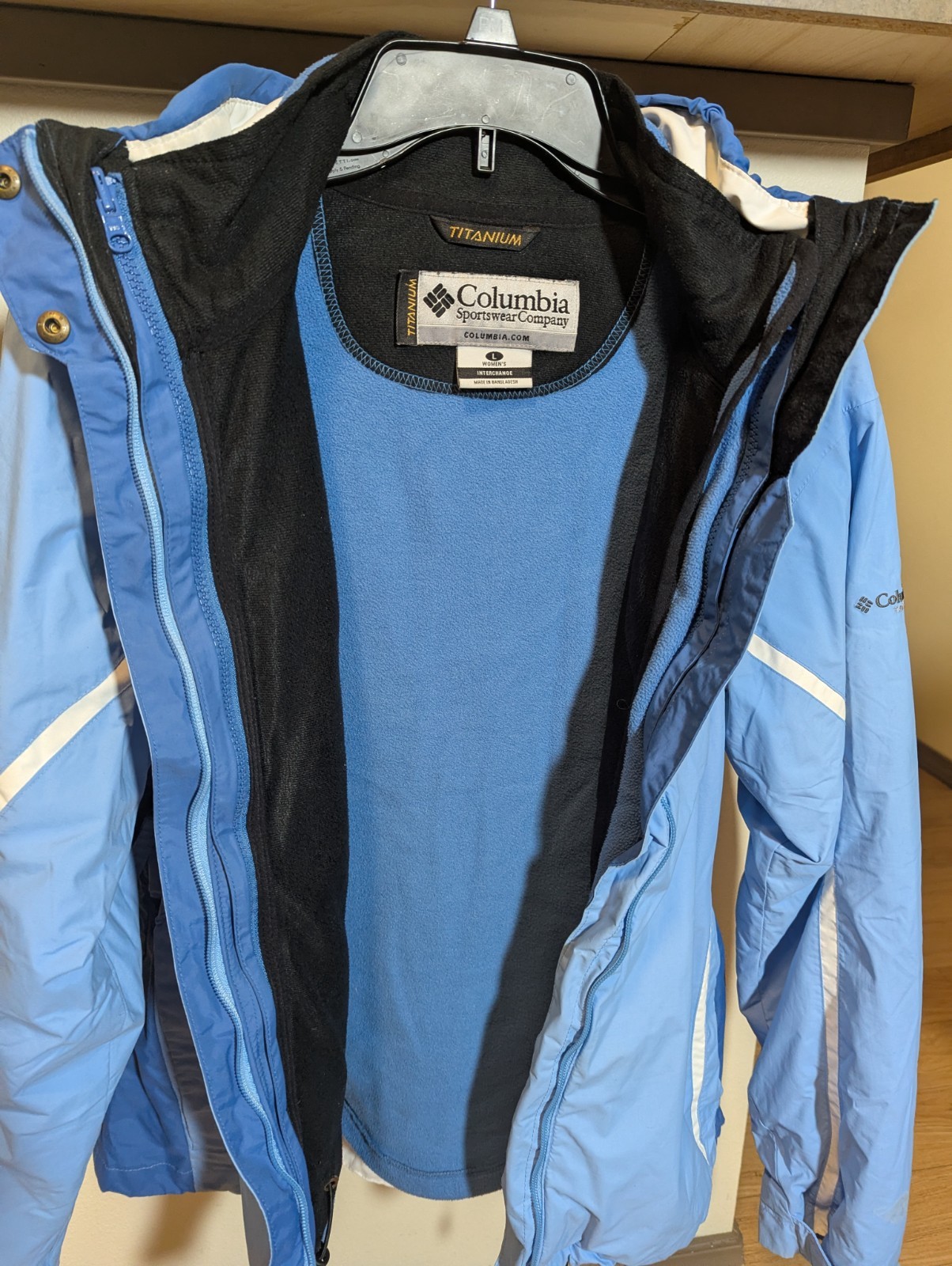 Columbia Titanium Interchange Rain Jacket/Coat ,O… - image 8