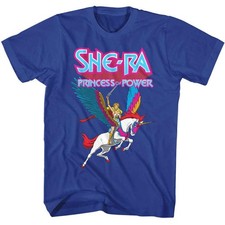 Masters Of The Universe - She Ra Swiftwind And Logo - American Classics - Blue S