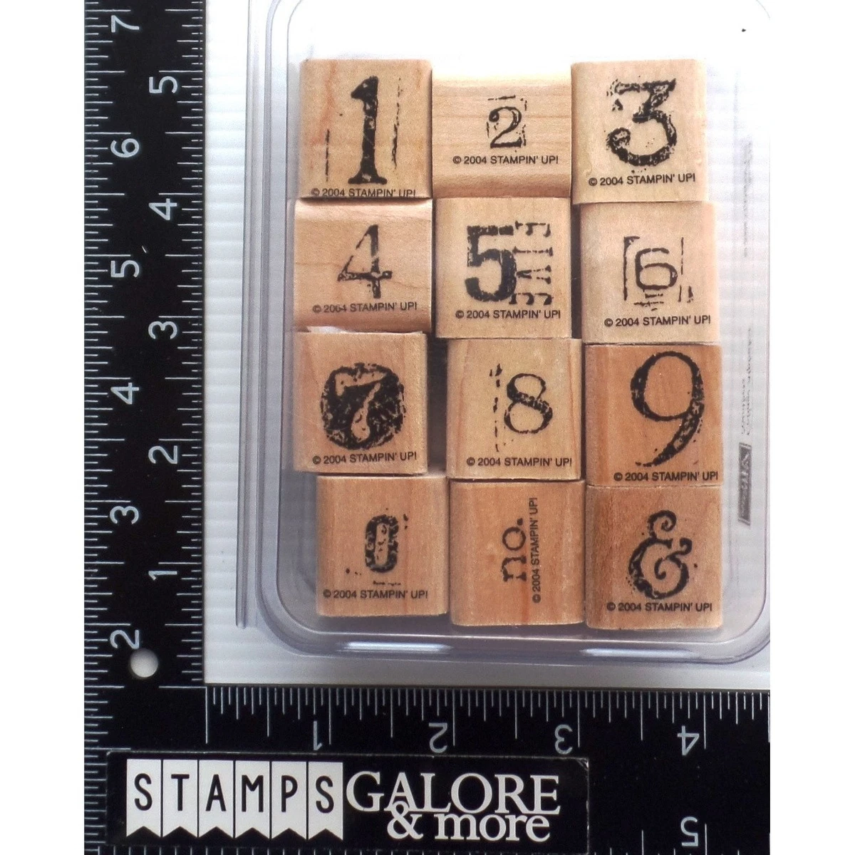 Stampin' Up! Numbers & Letters Craft Stamps for sale - eBay