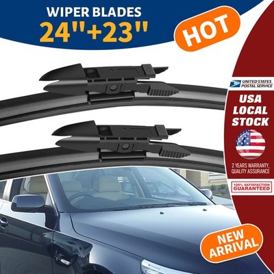 2PCS Windshield Wiper Blades For BMW 645Ci 04-05 Top Lock  24'' 23'' Right & Left