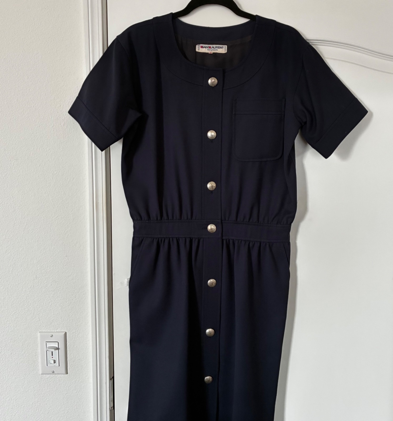 Abito Yves Saint Laurent Navy FR 38 US 6