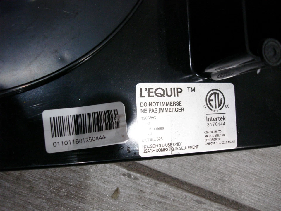 NOVO - L'Equip #528 desidratador 6 bandejas comida seca lanche frutas espasmódica cinza 550W - Imagem 2 de 4
