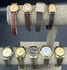 Seiko & Citizen Womens Vtg Quartz Mechanical Watches Lot of 9, Silver Gold Tone