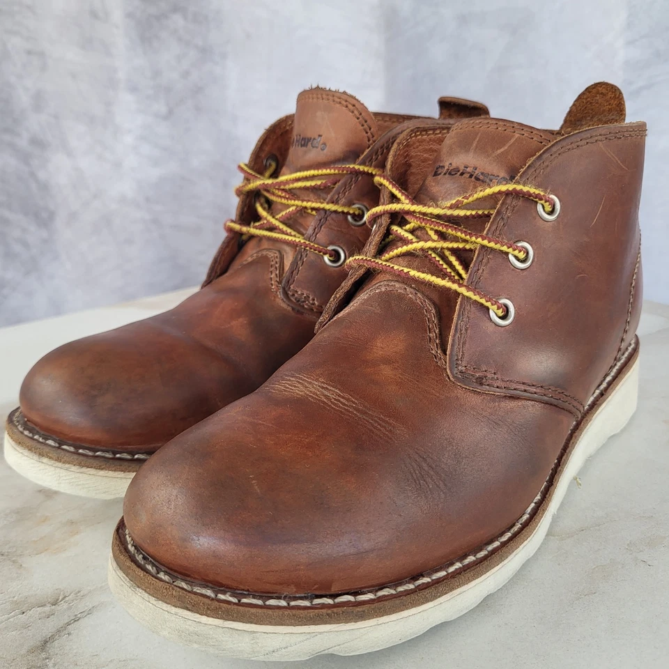 Botas chukka SEARS DieHard SureTrack acolchadas punta lisa para hombre talla 8 D marrón tostado Foto 4 de 4