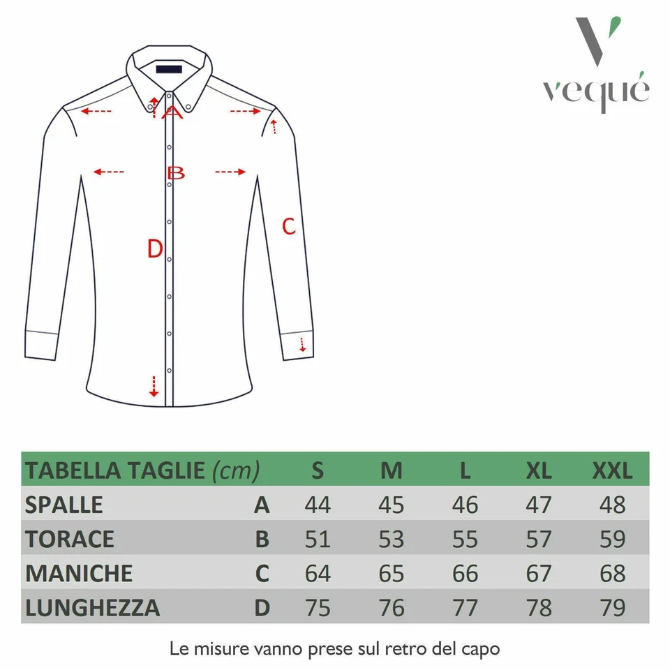 Set 2 Pezzi Camicia Uomo Slim Camicie Cotone Elegante Elasticizzata Moda VEQUE - Immagine 2 di 2