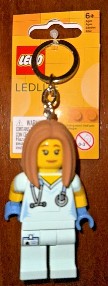 LEGO LED Keychain Light Surgeon or Nurse 3" Mini figure -2Choices-NWT-FREE SHIP! - Image 4 of 4