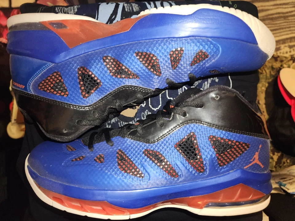 Jordan Melo M8 Advance NY Knicks Game Royal Blue Team 542240-407 EE. UU. Hombres Talla 10 Foto 3 de 4