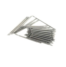 25pcs Stainless Steel Watch Band Spring Bars Strap Link Pin 20mm Thickness 1.0mm