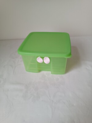 Tupperware PrimaKlima Quadratischer Behälter 1 L Grün NEU