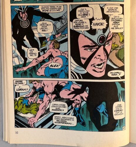 Uncanny X-Men #58, 1st Appearance of Havok In Costume, Marvel Italian Edition