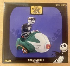Neca Tim Burtons Nightmare Before Christmas Jack Skellington Wind Up Snowmobile 