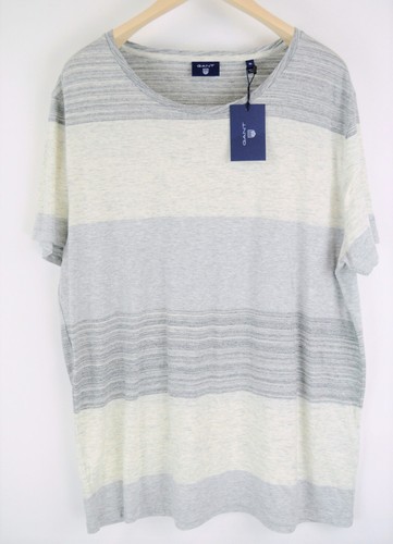 T-shirt Homme Gap Bleu Rayé Manches Courtes Taille L