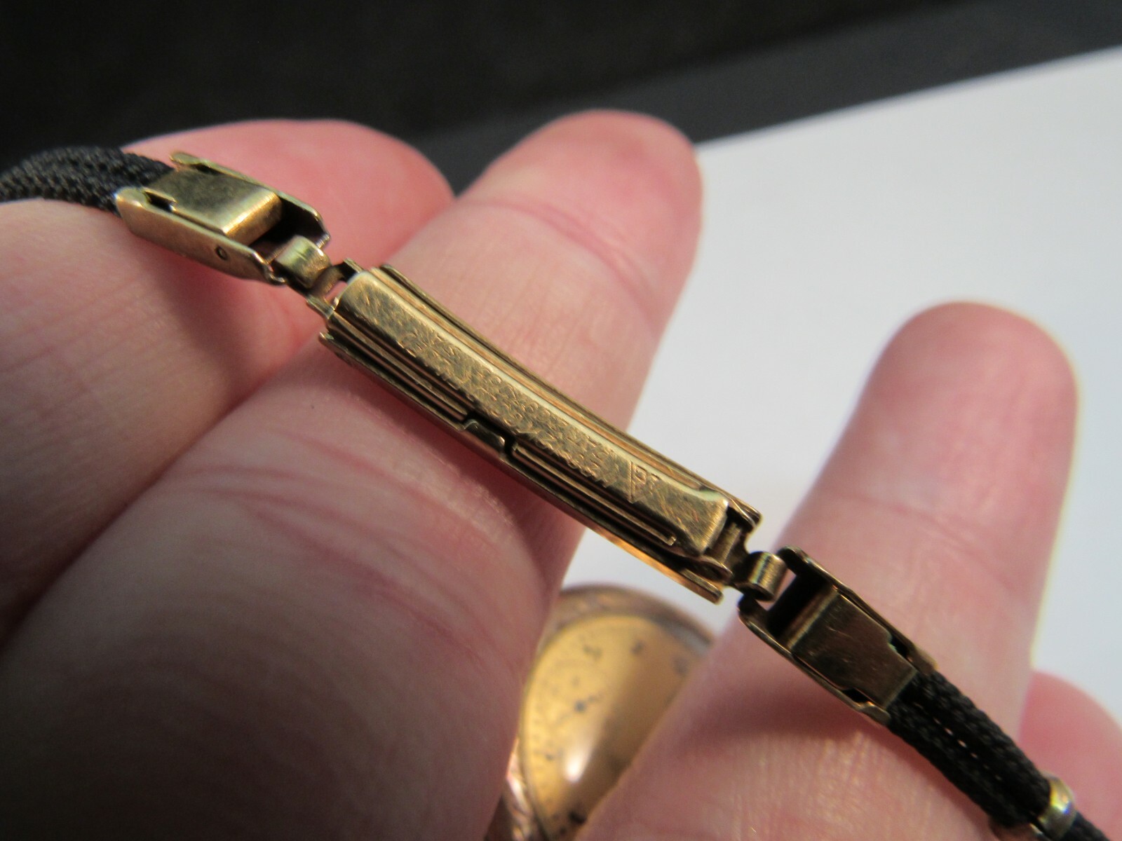 Elgin pendant watch WADSWORTH "REFEREE" 20 year 10k GOLD FILLED 6/0 7J