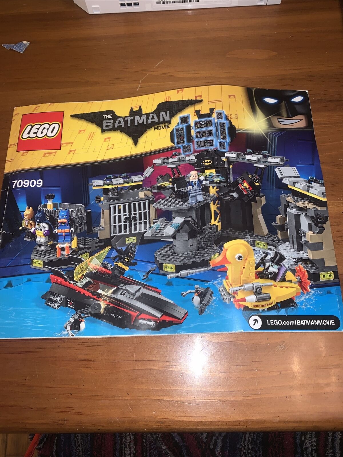 LEGO Batman Movie Set 70909 Batcave Break-in Used 99% Complete w/ Figs, Box