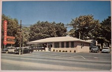 Vintage Postcard Vaughn's Restaurant & Motel Nashville Tennessee c AA1