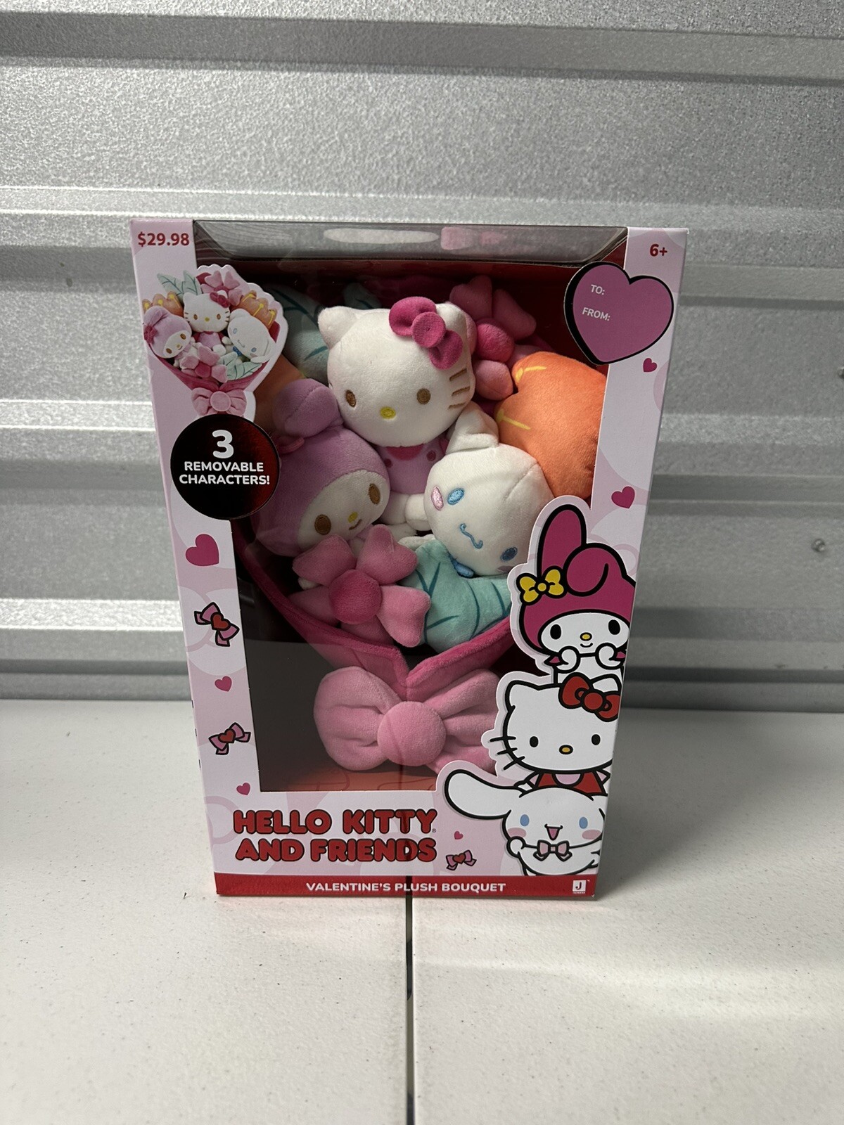 Peluche Hello Kitty Bouquet San Valentino – 9 Peluche Da 12 Pollici, Autentico, Nuovo - 4