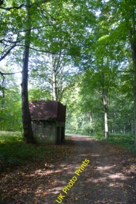 Foto 6x4 Pfad im kleinen Auto Kiddal Lane Ende mit Blick auf ein Lager t c2015
