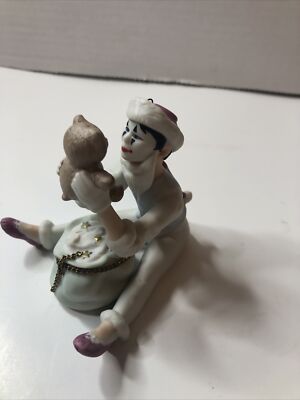Vintage 1987 Halmark limited edition ornament Jester and Santa's Sack
