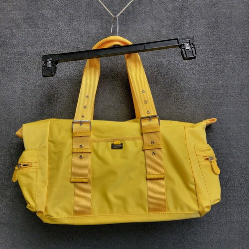 Reaction Cole Yellow Nylon Shoulder Bag with Adjustable Straps