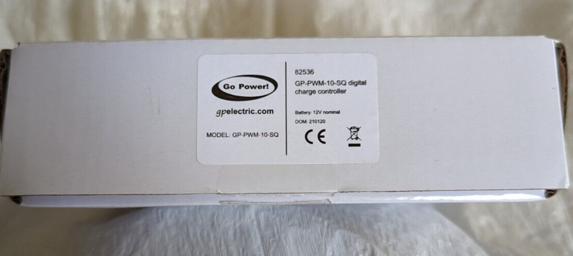 *BRAND NEW* Go Power 10 amp PWM Solar Controller GP-PWM-10-SQ