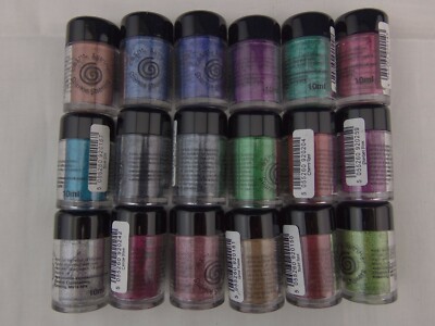 Cosmic Shimmer Sparkle Shakers-Fine Glitter/18 Colors; 10ML Bottle/New, Orig.Pkg