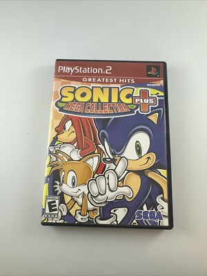 Sonic Mega Collection Plus (Sony PlayStation 2 PS2 2004) Greatest Hits W/manual