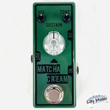 Used Tone City Matcha Cream Fuzz Mini Guitar Effects Pedal ♫